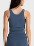 'Lola' Cropped Sport Tank - Celes Fashion